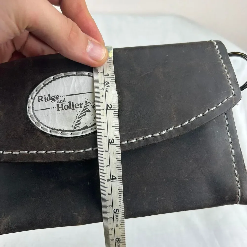 Ridge and Holler black Leather Wallet